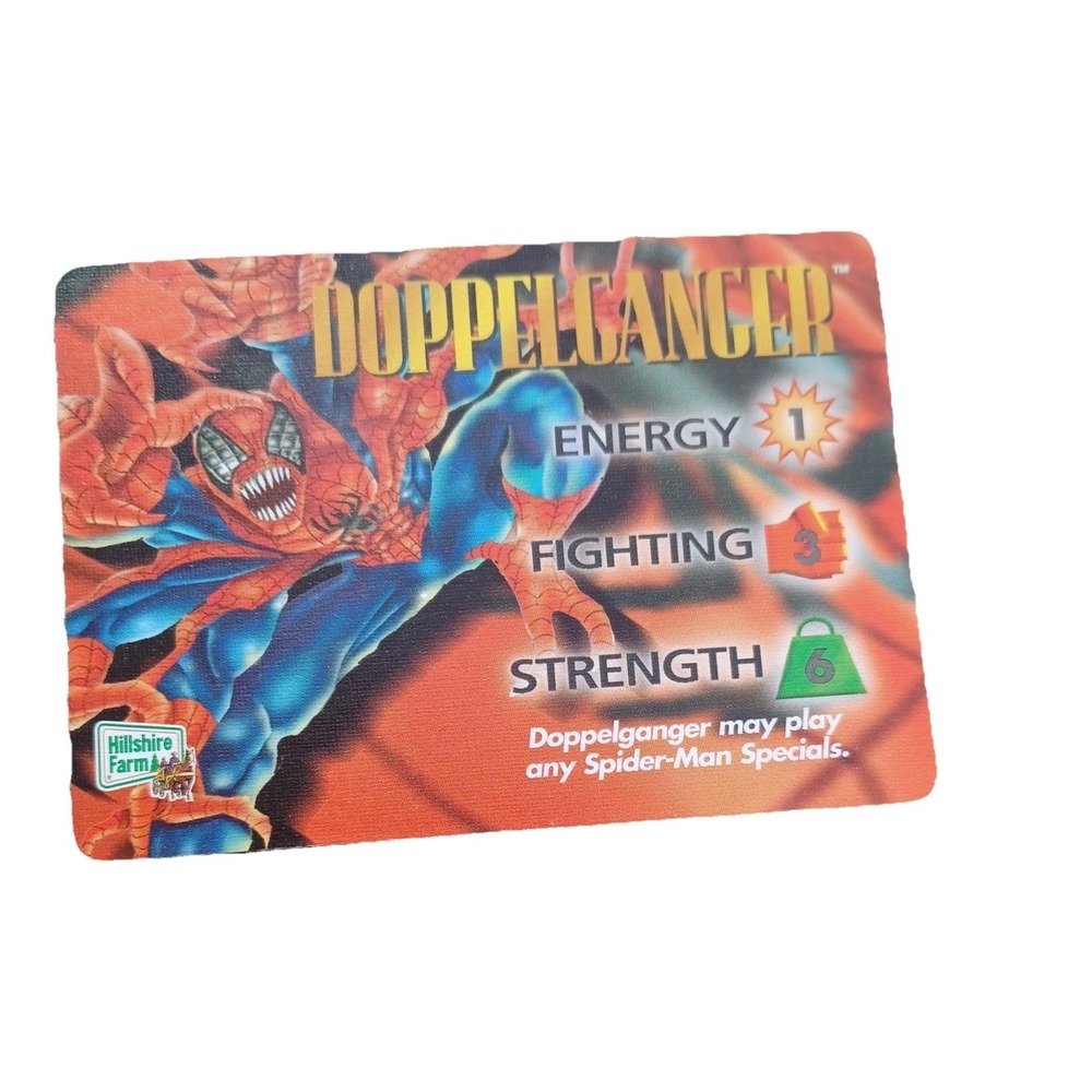 Marvel OVERPOWER SPIDER-MAN DOPPELGANGER character - Hillshire Farms - Rare